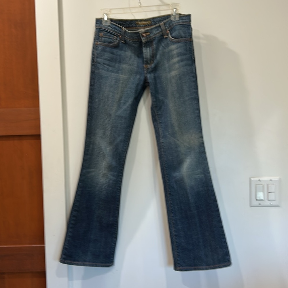 David Kahn Hipster Dark Blue Flare Jeans